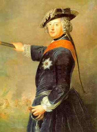 antoine pesne Frederick II of Prussia as general Spain oil painting art